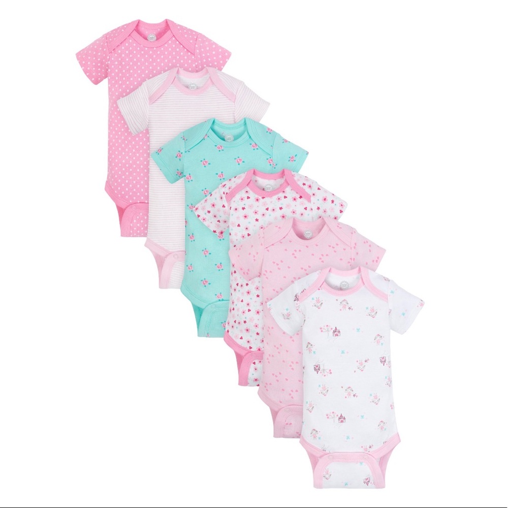 ⛵️ 6pk baby girl onesies